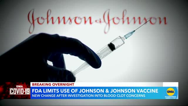 FDA limits use of J&J COVID vaccines
