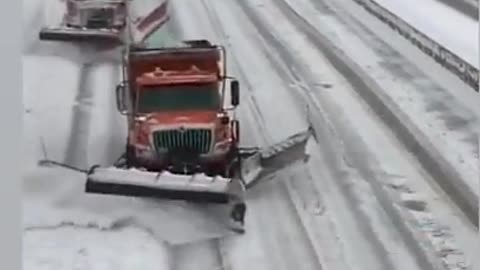Car and snow