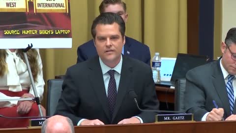 Matt Gaetz to DOJ official "Winter is coming"