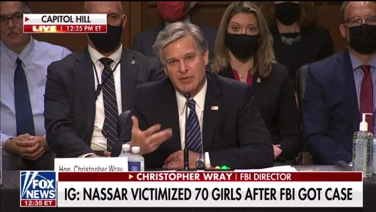 Shameful: Larry Nassar Victimized 70 Little Girls AFTER Chris Wray and FBI Got on the Case