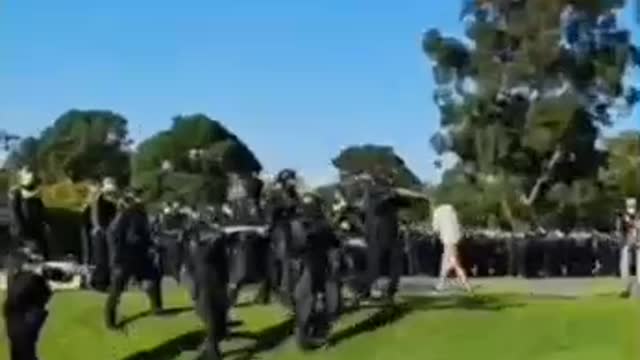 Australian cops are shooting at people