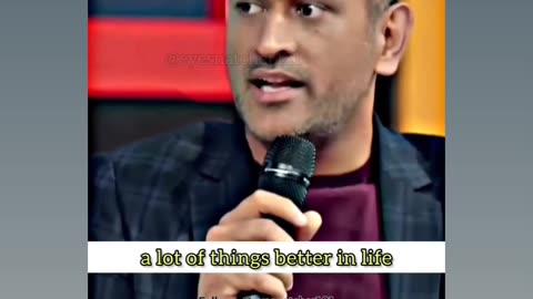 Ms dhoni motivational speech