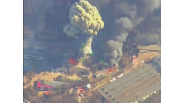 Drone Footage Massive Explosions | Hodge Podge