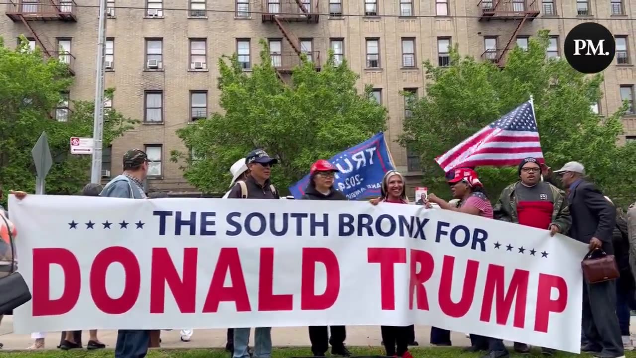 NOW: Black Patriots for Trump rally in the Bronx