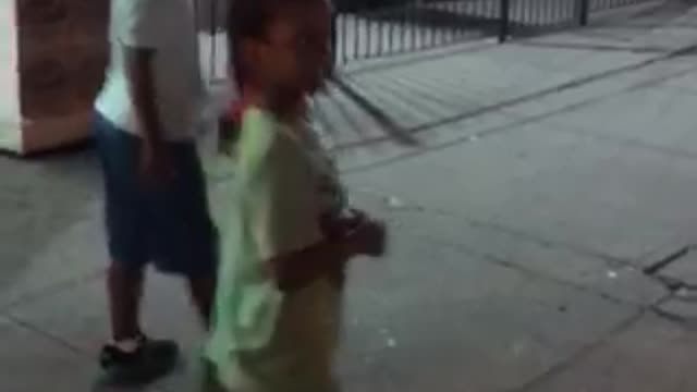 Cop Stops People From Grilling on the Street