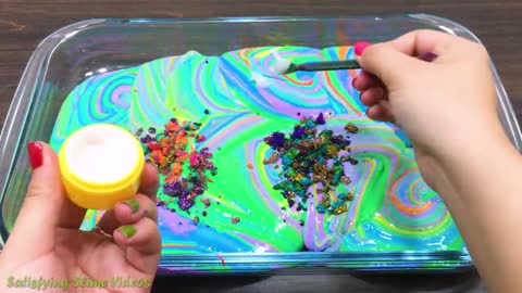 Relaxing with Piping Bags !! Mixing Random Things Into Slime !! Satisfying Slime Smoothie 4