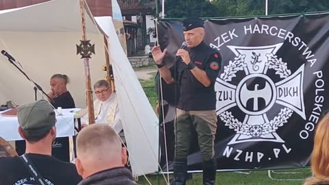 Uroczysta Msza Św. NZHP na Polach Grunwaldu 13. 07. 2024 r.