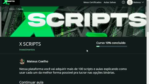 Mateus Almeida - Trader Expert - MOD 8 - AULA 03