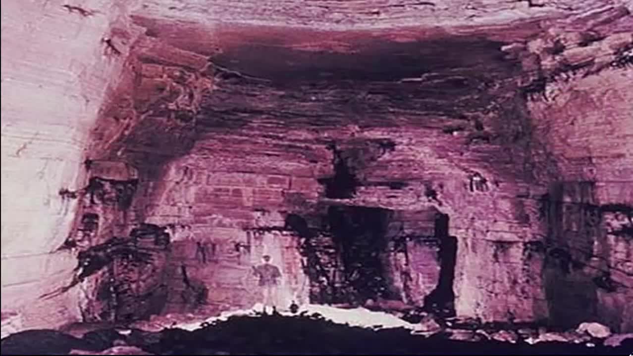 "Golden Library" Found In Caves Built By Giants?