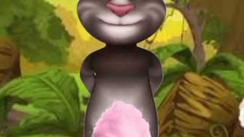 Talking tom cat eat fun