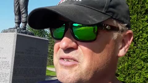 Arcadia Military park talking about the Ohrdruf, German Concentratiion camp.