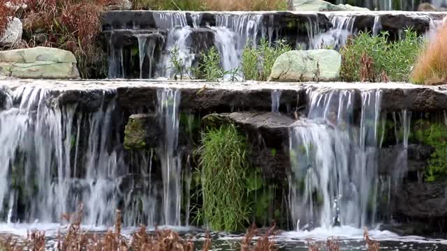 Waterfall video | Nature | Summer