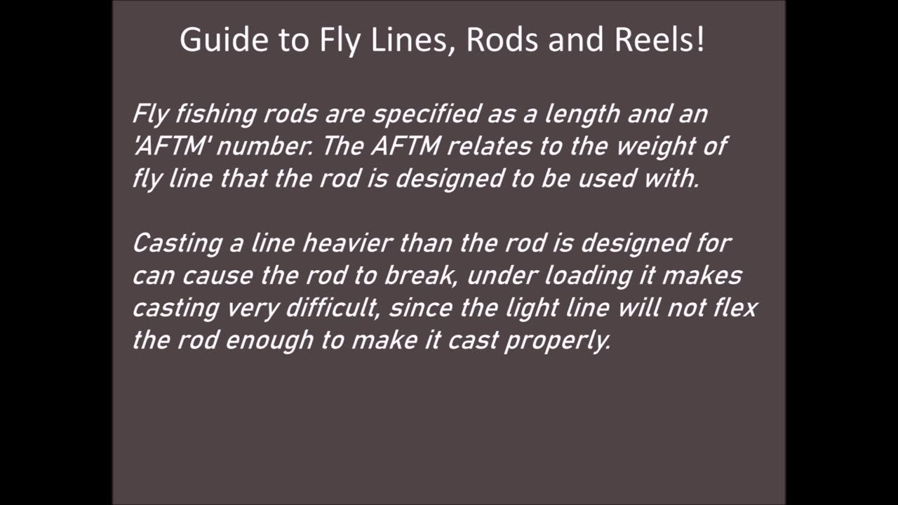 Guide to Fly Lines, Rods and Reels!