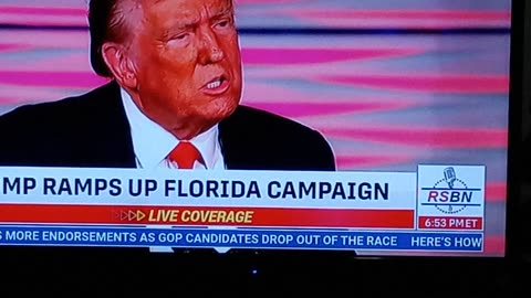 Trump Rally 11/04/2023 "Read Bottom of Screen,"