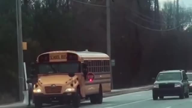 School bus right of way is supreme