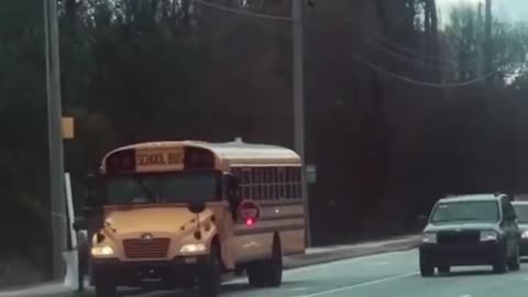 School bus right of way is supreme