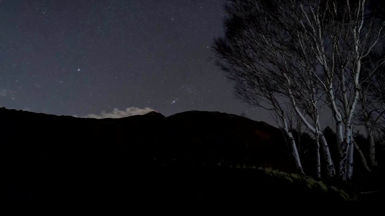 Watch as Mount Etna blows pink vortex rings