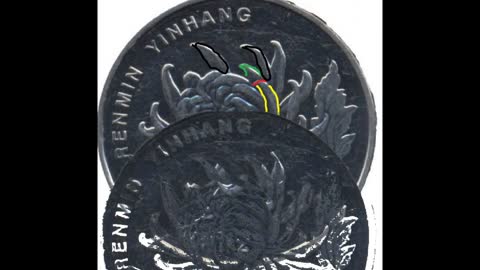 Jesus Truther Episode #44 See Christ's Omnipresent bearded face in Chinese 1 Yuan Coin