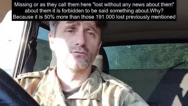 Dejan Beric: 191K losses of the Ukrainian army according to official military records