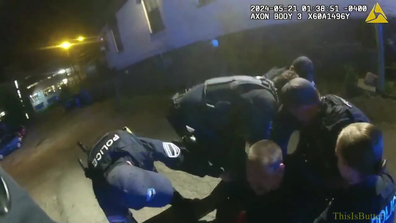 Burlington police release bodycam of use of force when the suspect was injured from a foot pursuit