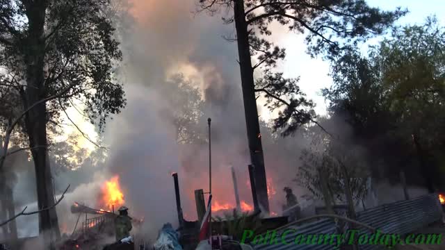 HOME BURNS TO GROUND, LIVINGSTON TEXAS, 11/07/20...