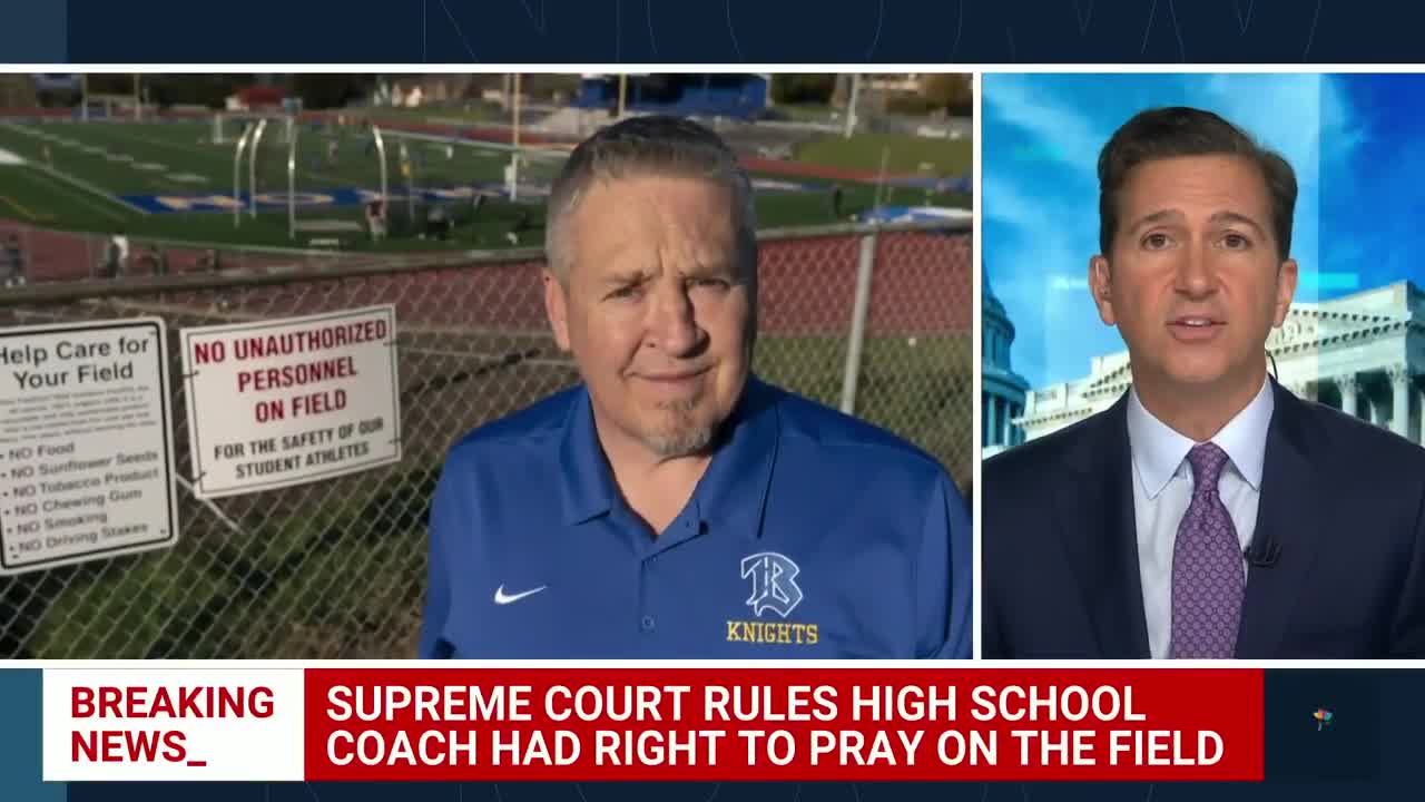 Supreme Court rules school district cannot prohibit football coach's on field prayer - JTNN