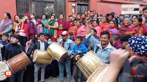Dhime Baja, Nheega Jatra, Kirtipur, Kathmandu, 2080