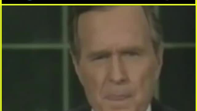 GEORGE BUSH SR. ÜBER NEUE WELTORDNUNG