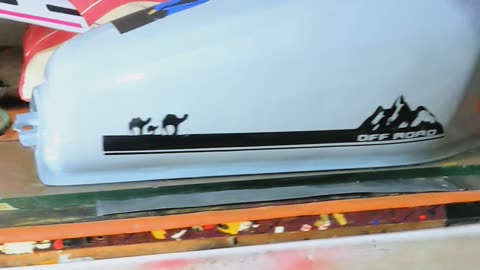 Honda Motorcycle fuel tank Decoration gray color