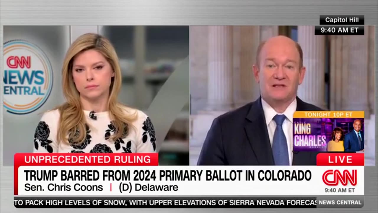 Coons Says All Americans 'Should Be Encouraged' By Anything That Makes Trump Win 'Less Likely'