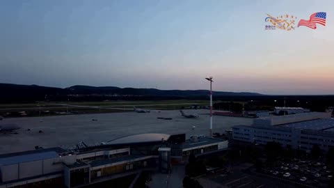 Footage from Ramstein Air Force Base in Germany