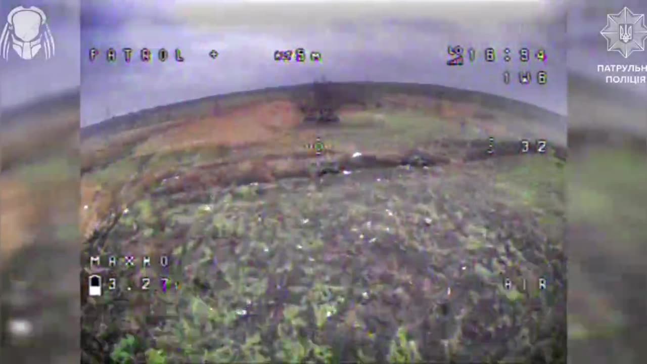 Russian Soldiers on ATVs Getting Rocked by Ukrainian Drones