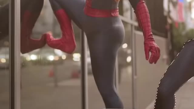 Shoot of spiderman