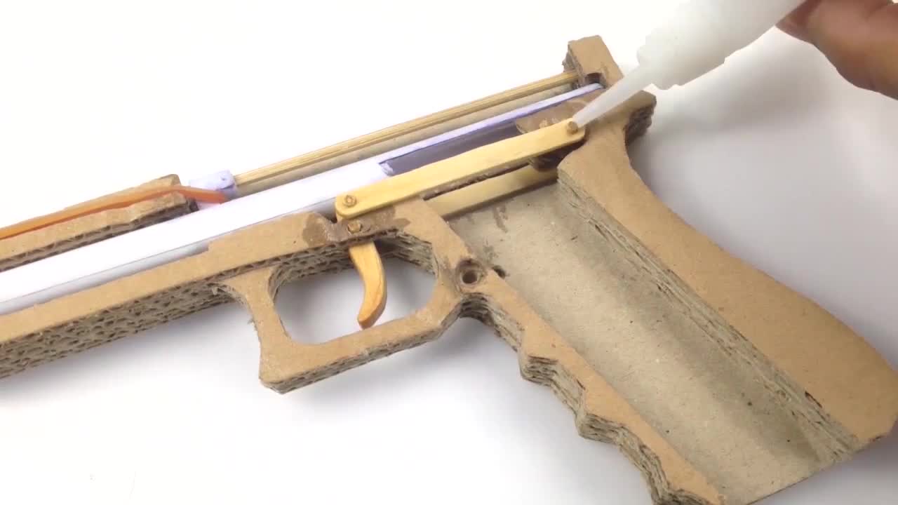Share the process of creating a pistol model