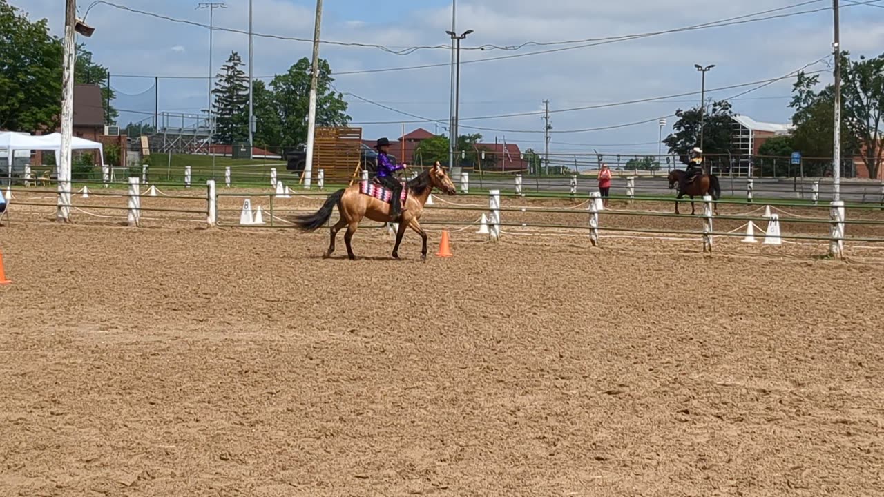 Madie riding Dakota - Western Equitation - 27 July 2023