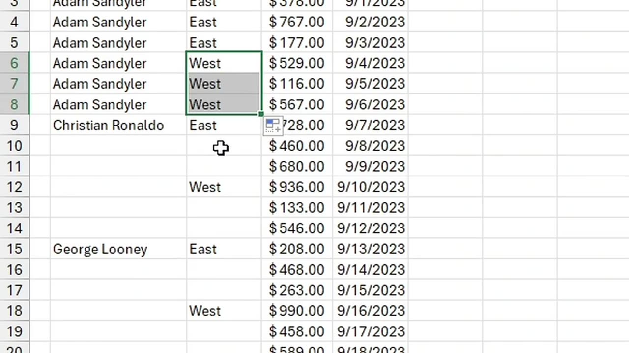 How to fill blank spaces in excel 😲🤯