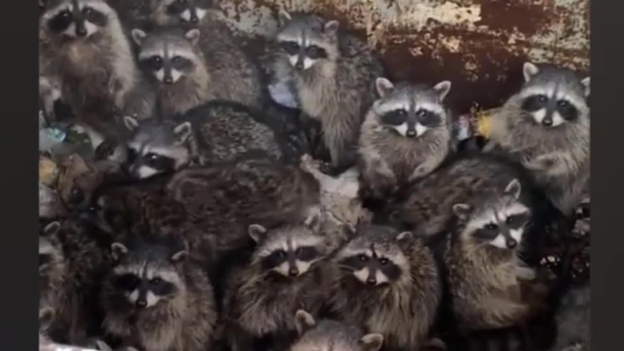 So Many Racoons!