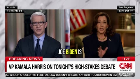 CNN Fact-Checks Kamala Harris to Her Face Live on Air