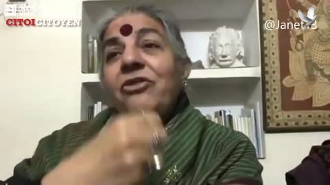 Vandana Shiva :UNE EXTINCTION EST ENTRAIN DE SE PRODUIRE