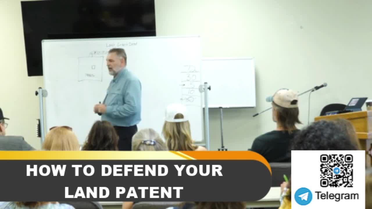 DAVID STRAIGHT DEFENDING YOUR LAND PATENT