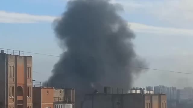 Shelling of civilians in Kiev / no war / stop Russia