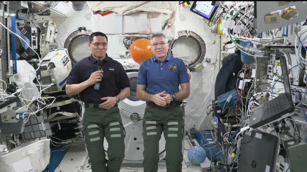 Expedition 69 Space Station Crew Answers Galveston, Texas, Student Questions