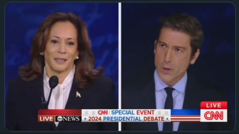 Kamala Answering a Question With a Non-Answer