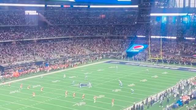 Cowboys vs Bucs 2022 Season Opener - AT&T Stadium Rt before Kicker Off