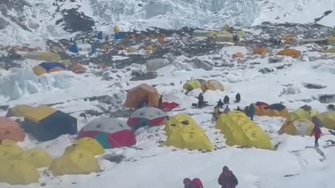 Life in Everest Base Camp.