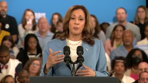 Kamala: "When I am elected president, I will make it a top priority to bring down costs"