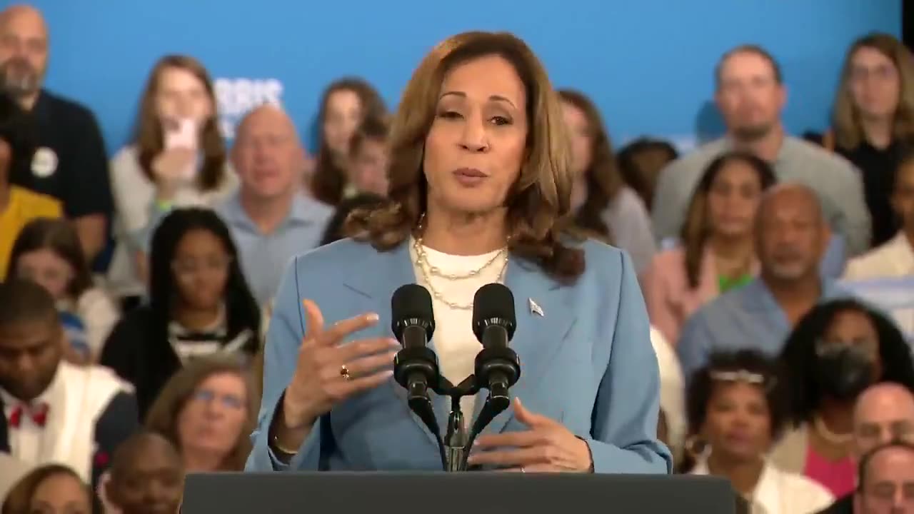 Kamala: "When I am elected president, I will make it a top priority to bring down costs"