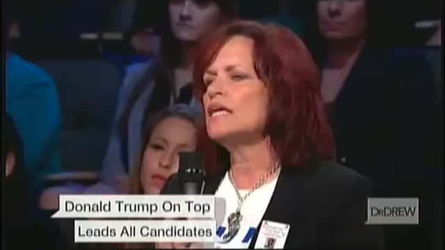 Sabine at Trump's Illegal Alien Townhall 2015