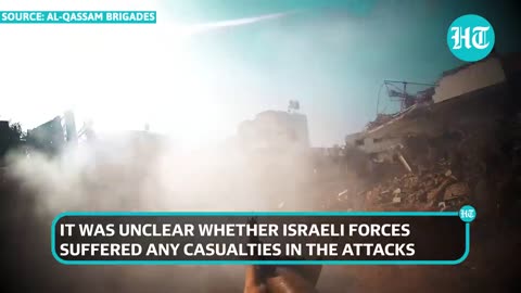 Lone Hamas Fighter Confronts Israel Army Bulldozer In Gaza |