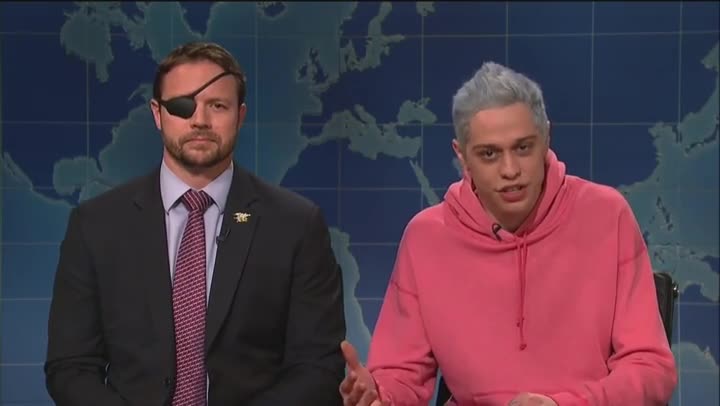 Dan Crenshaw Makes Surprise SNL Appearance to Even Score with Pete Davidson